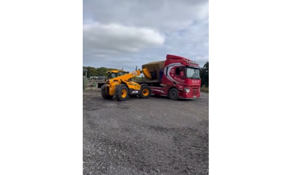 Another load of wheaten straw has arrived